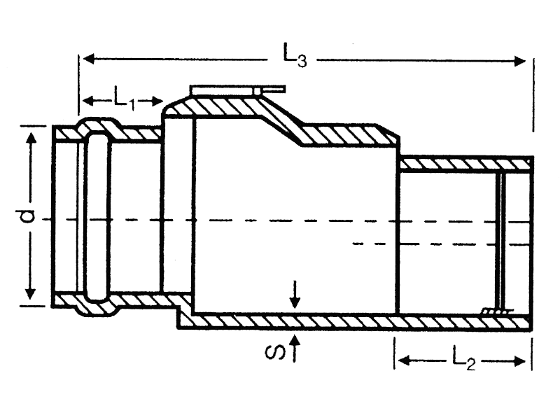 Non-Return Valve Drawing